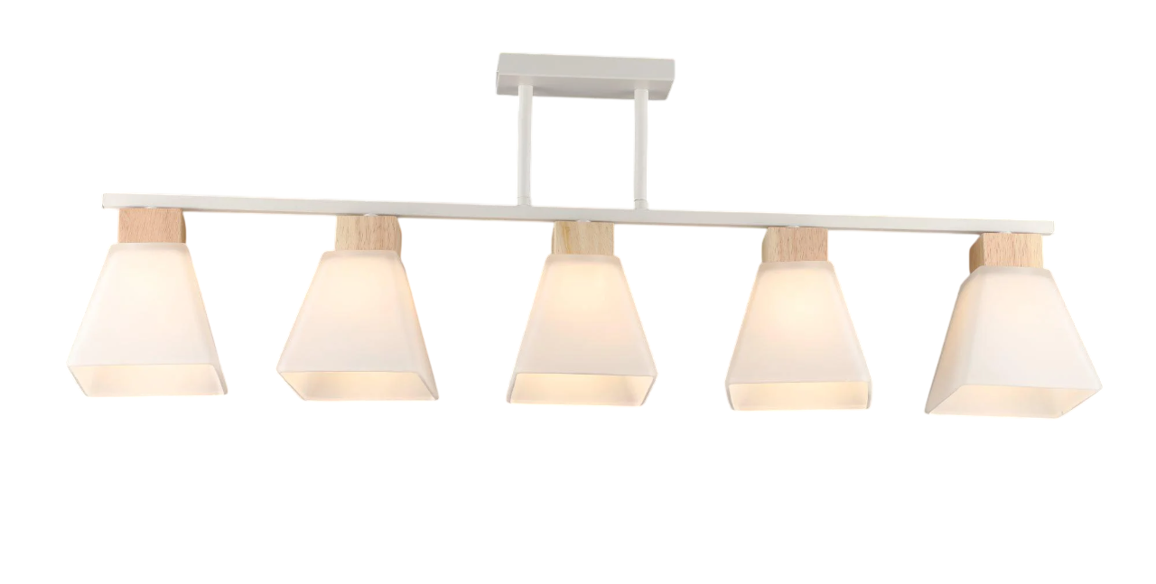 Люстра классическая на 5 плафонов B N6663/5 WT/Wood