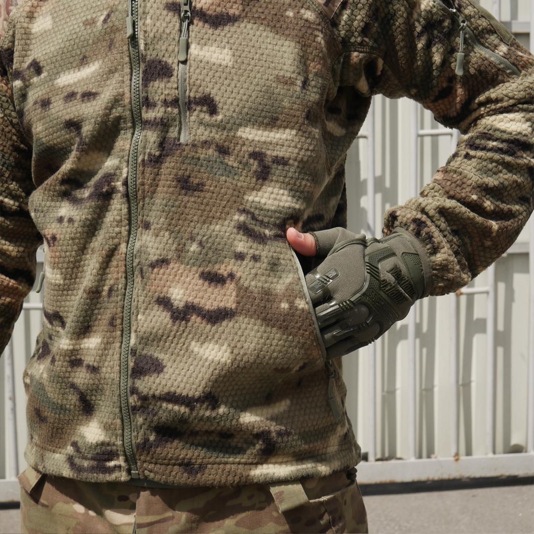 Кофта Kiborg Jacket Grid Fleece XXL Multicam XXL - фото 10