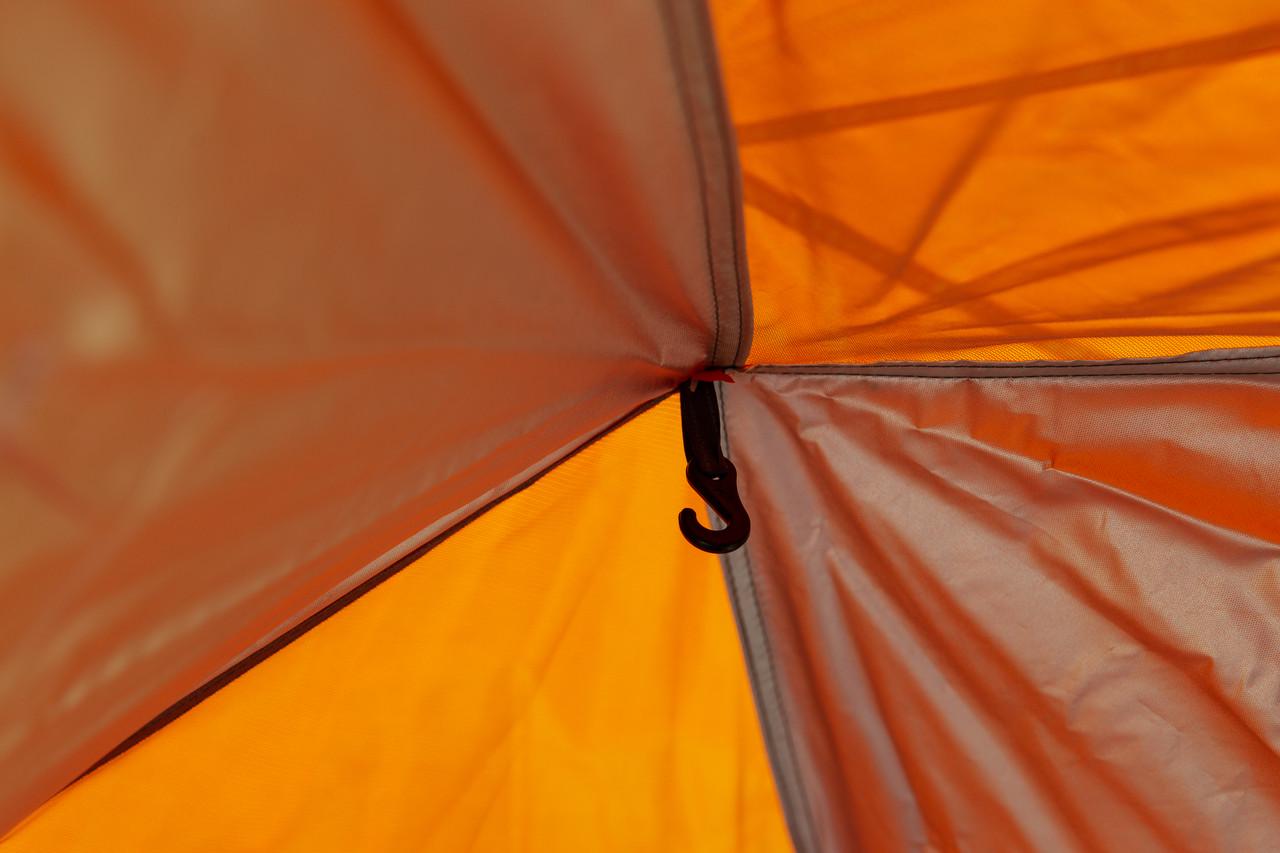 Палатка автоматическая на 2-4 человека двухслойная 200х230х130 см Оранжевый (25743154) - фото 10