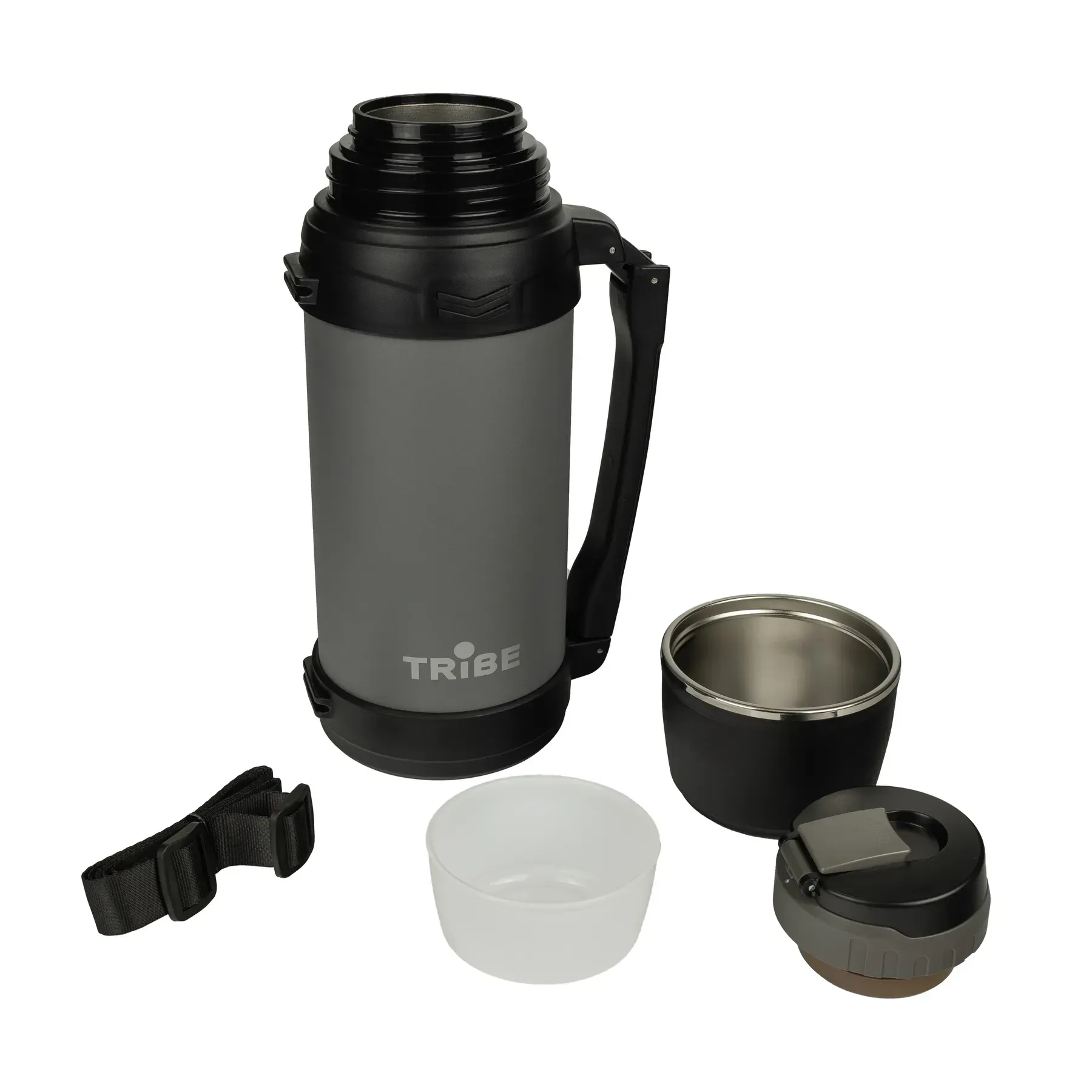 Термос Tribe Family line с ручкой 2,5 л Серый (T-DG-0002-grey) - фото 3 Термос Tribe Family line с ручкой 2,5 л Серый (T-DG-0002-grey) - фото 3