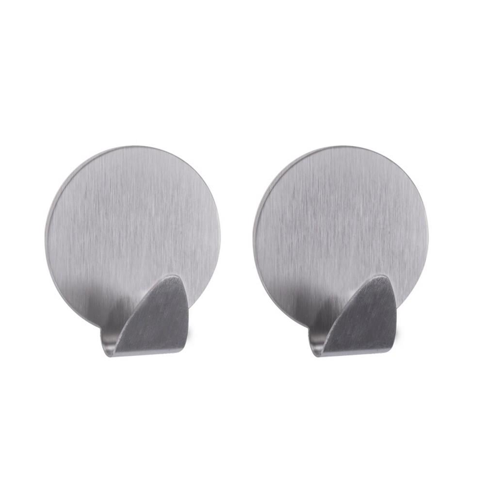 Вішалка настінна AWD interior 1,7х3,5х3,9 см нержавіюча сталь 2 шт. (AWD02091334)