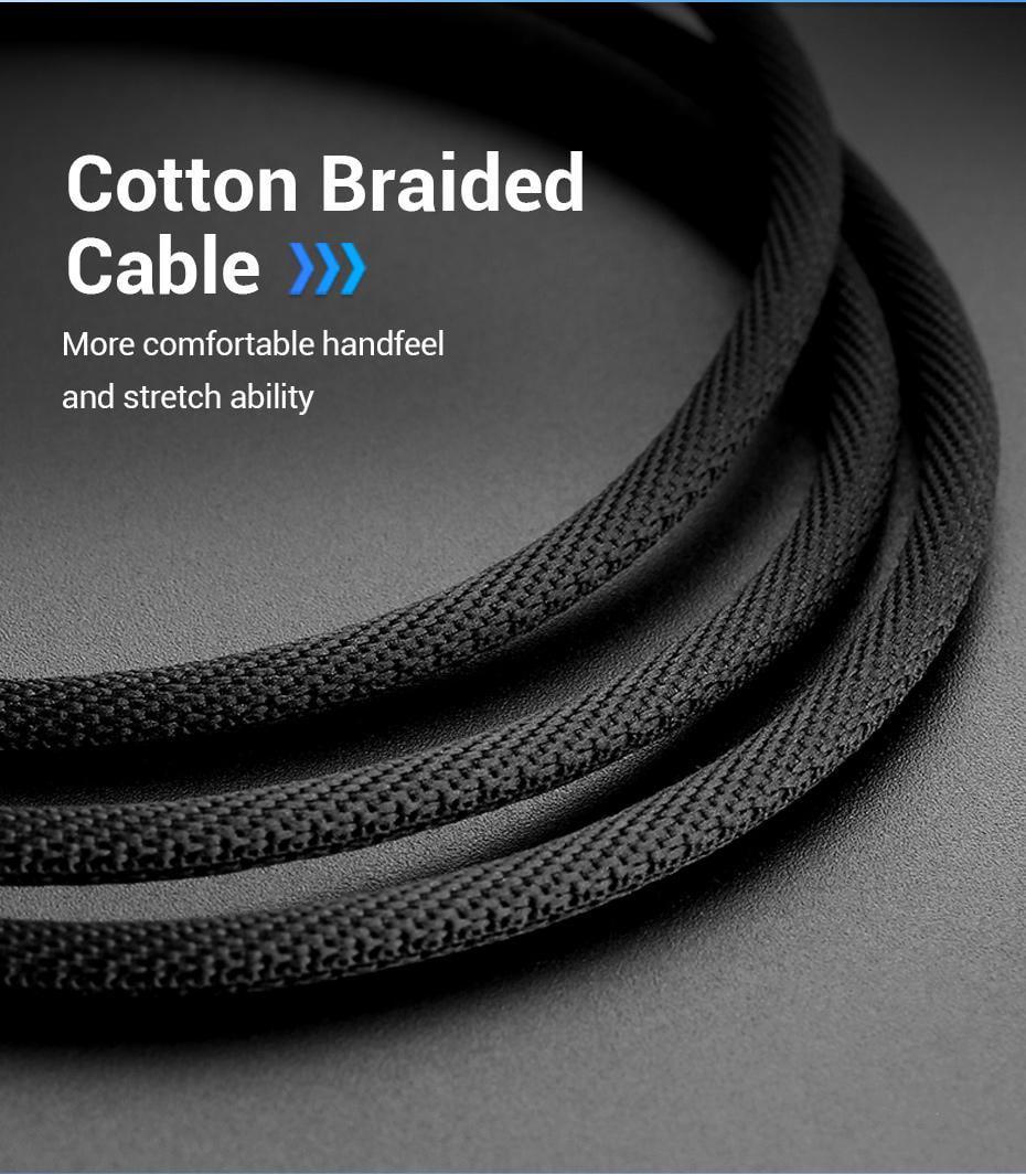 Переходник Vention 2х3.5 мм minijack-3.5 мм/minijack AUX 4-пиновая нейлоновая оплетка TRRS 1 м Черный (BBLBF) - фото 7