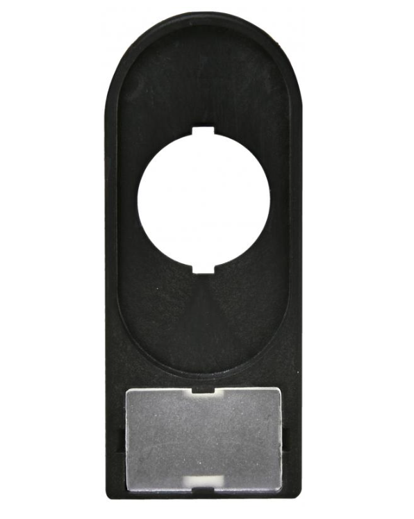 Держатель маркировочной бирки ETI NSE-PH-DB+MP установочный Ø22,5мм 34x83мм с пластиной для кнопок NSE (4774142)