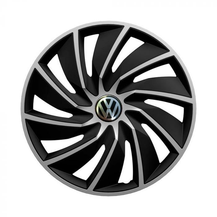 Ковпаки для коліс Argo Turbo R16 Volkswagen 4 шт. Silver/Black (29679300)