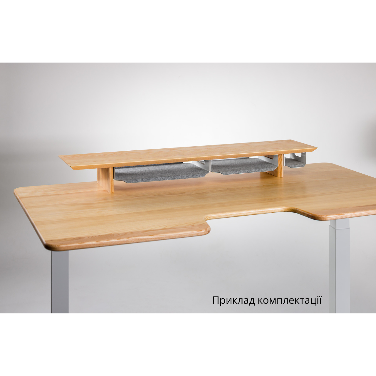 Полка для монитора TEHNOTABLE с органайзерами из натурального ясеня (031-01-00-02) - фото 2 Полка для монитора TEHNOTABLE с органайзерами из натурального ясеня (031-01-00-02) - фото 2