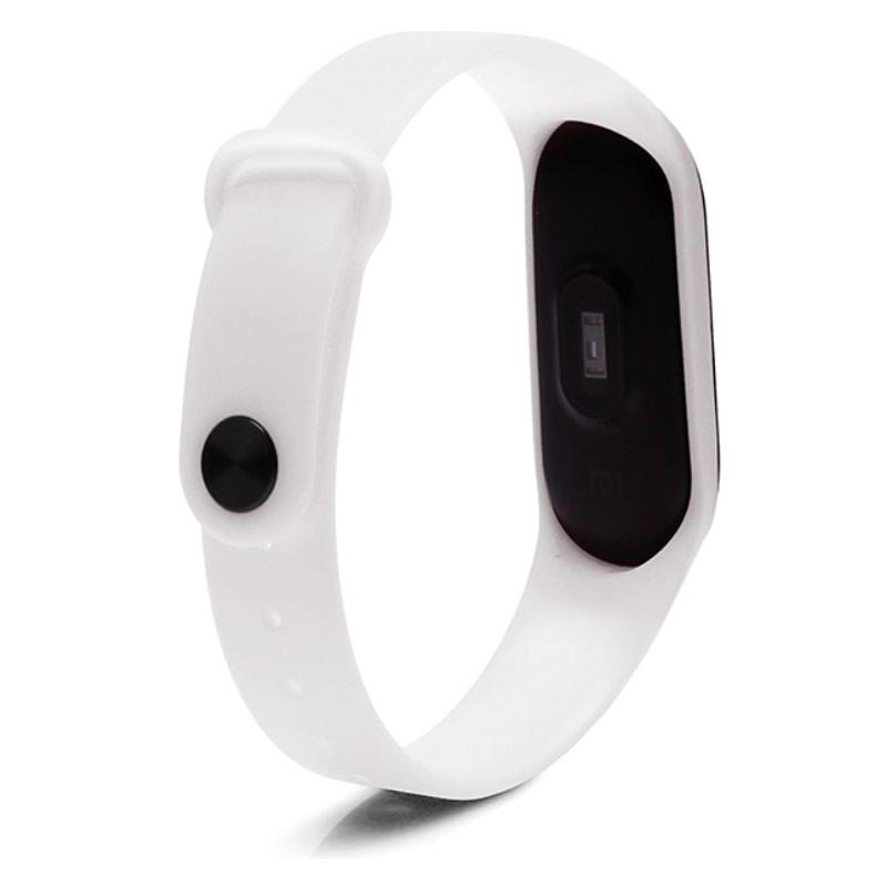 Силиконовый ремешок Primo для фитнес-браслета Xiaomi Mi Band 3 White (1060150915) - фото 3