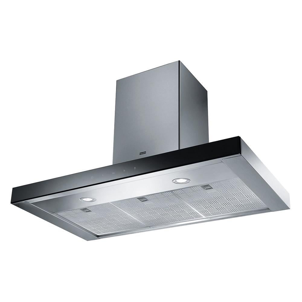 Кухонная вытяжка Franke Crystal FCR 925 TC BK/XS LED нержавеющая сталь стекло настенный монтаж 90 см Черный (110.0361.046)