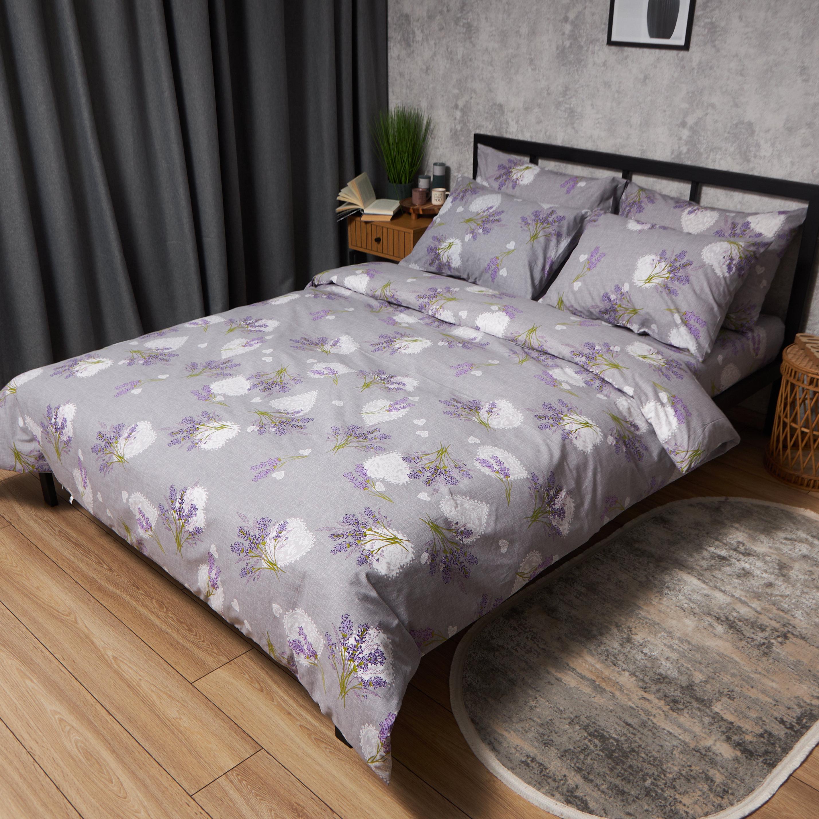 Комплект постельного белья Moon&Star бязь Gold Люкс Provence Dreams king size наволочка 2 шт. 220x240 см (MS-820009627)