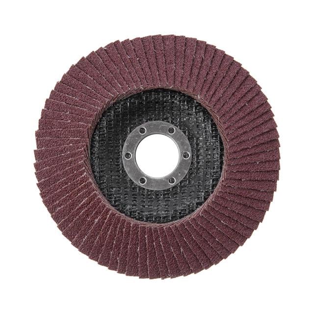 Диск шліфувальний пелюстковий Intertool 125x22 мм зерно K80 (BT-0208) - фото 2 Диск шліфувальний пелюстковий Intertool 125x22 мм зерно K80 (BT-0208) - фото 2