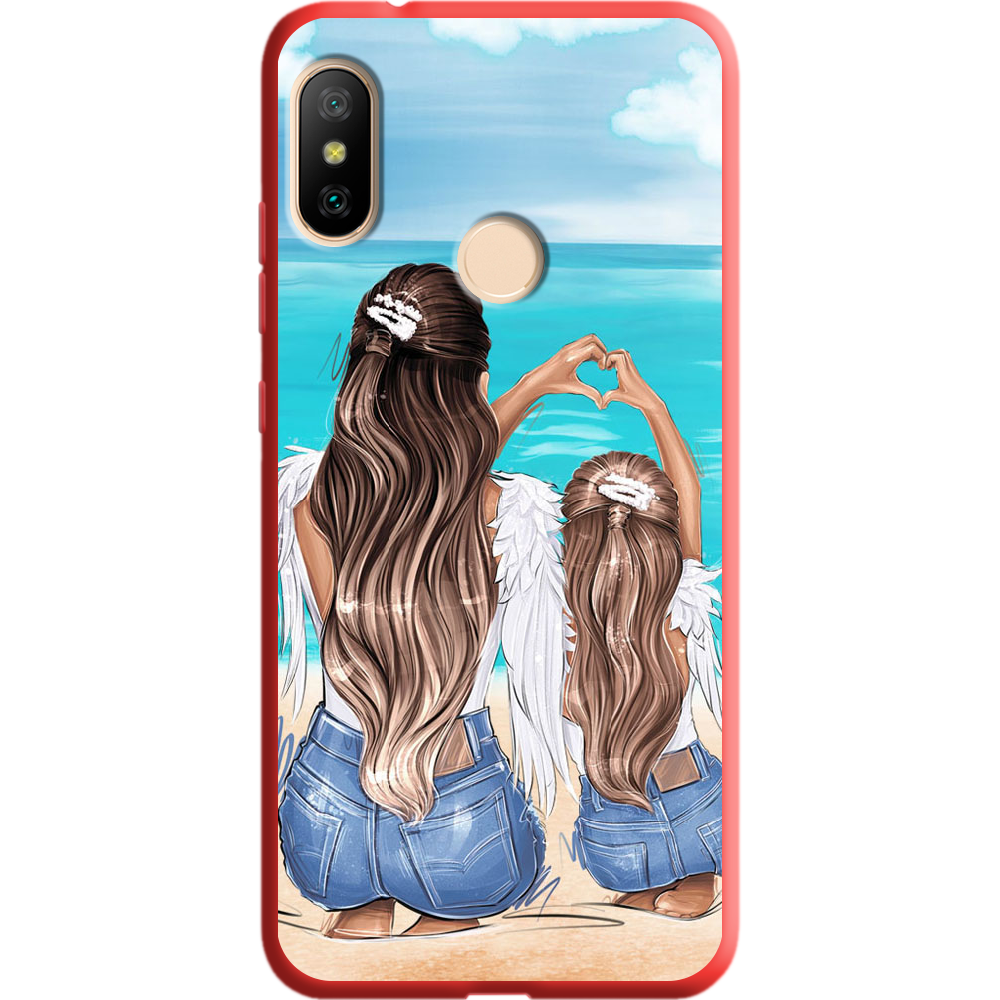 Чехол BoxFace Xiaomi Mi A2 Lite Family Vacation Красный силикон (34892-up2380-36145)