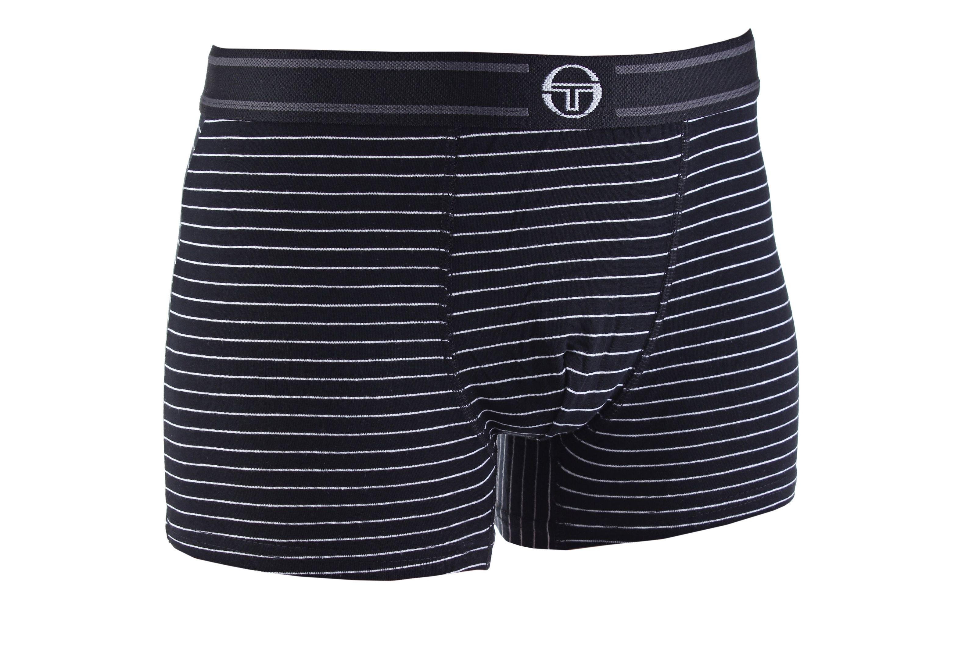 Трусы боксеры Sergio Tacchini Men's Boxer XL 1 шт. Black/White (30895313-2)