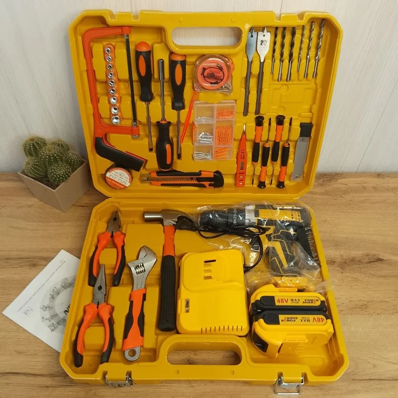 Шуруповерт акумуляторний з набором інструментів 48V (VEN-1238-C9)