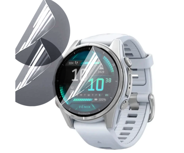 Пленка противоударная гидрогелевая Hydrogel Film для Garmin Fenix 8 43 мм 6 шт. Transparent