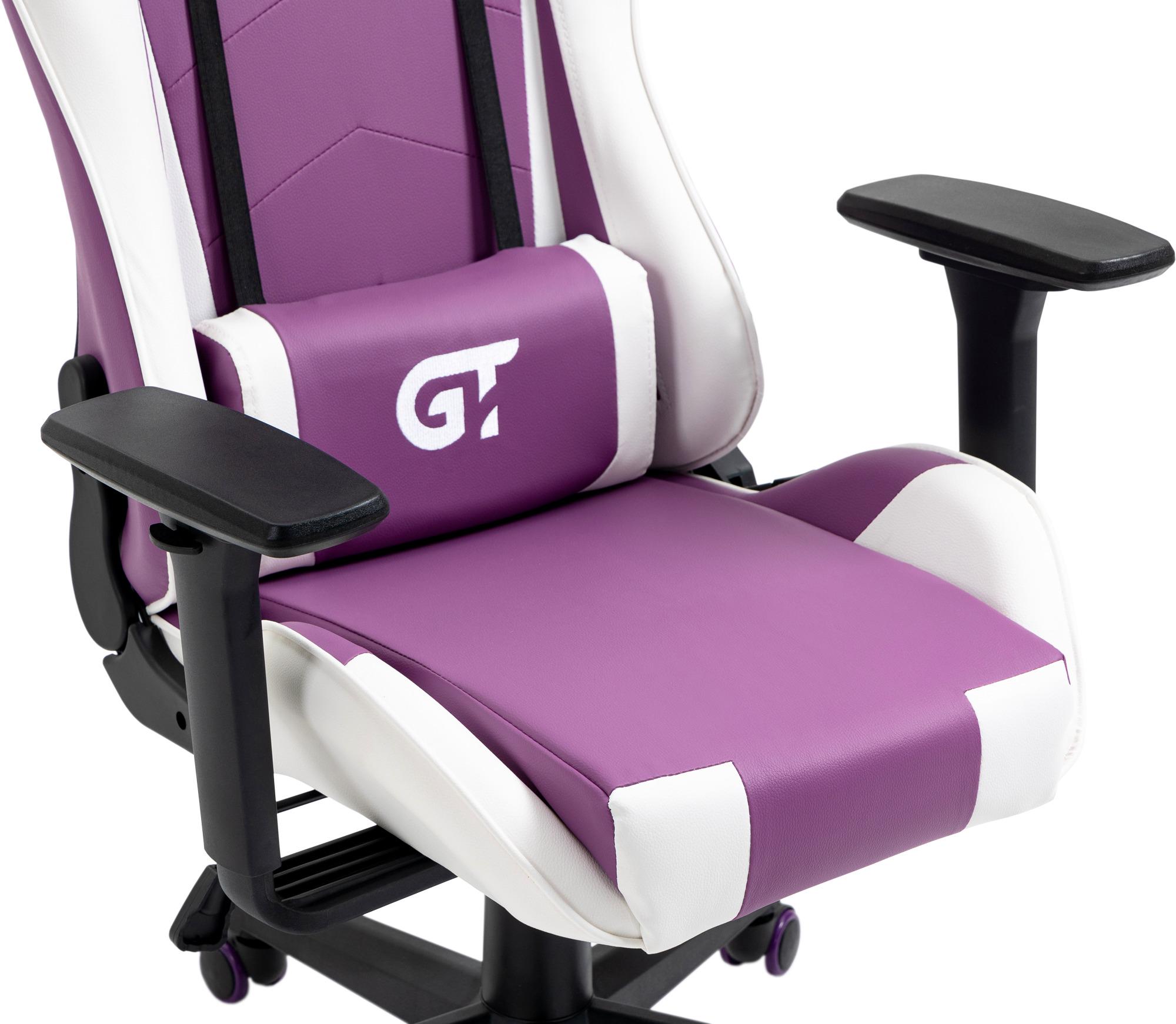 Детское кресло для письменного стола GT Racer X-5934-B Kids White/Violet - фото 8