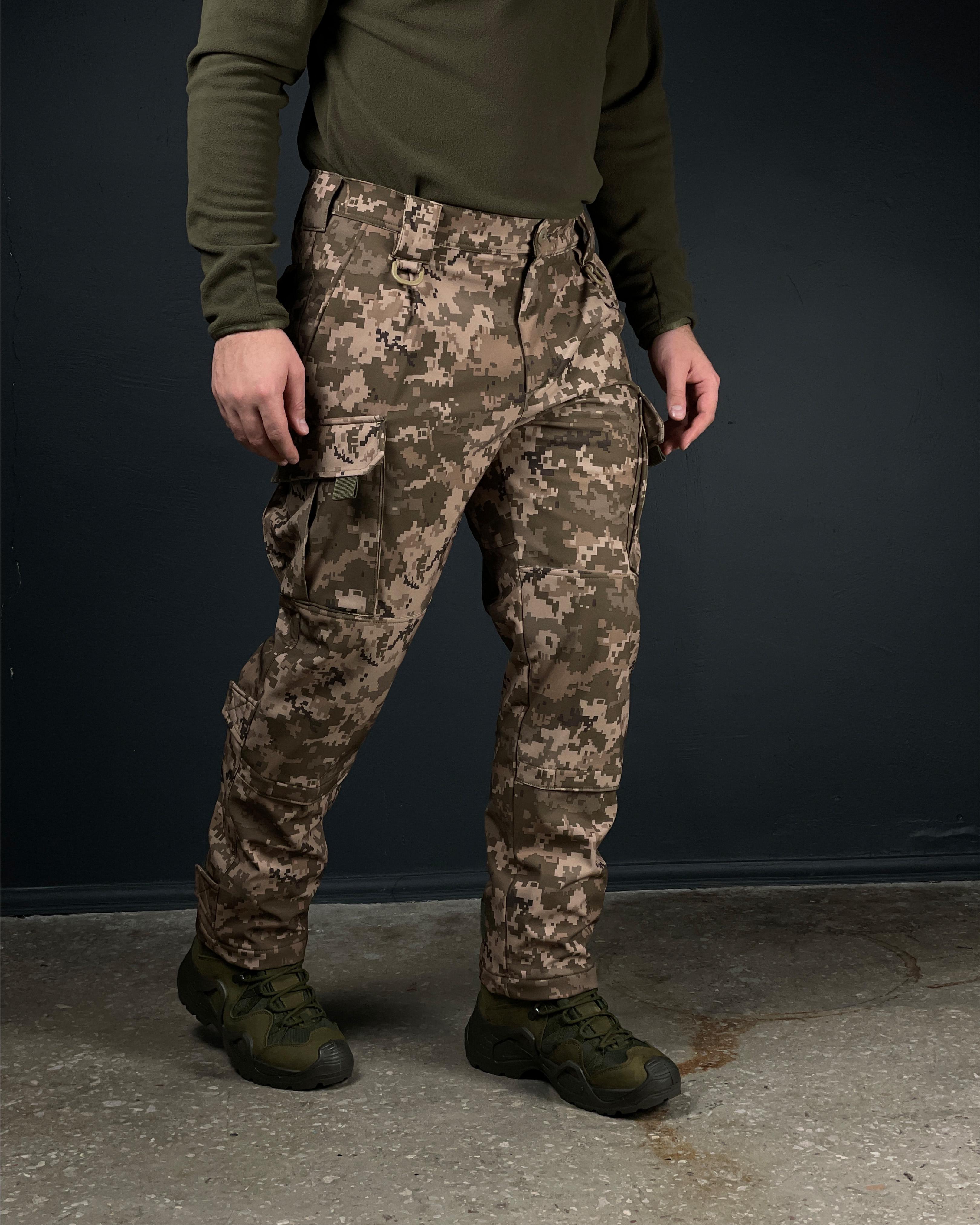 Штаны военные мужские COOPERR Soft Shell Combat Plus 4XL Пиксель (SHT-14.5.4XL) Штаны военные мужские COOPERR Soft Shell Combat Plus 4XL Пиксель (SHT-14.5.4XL)