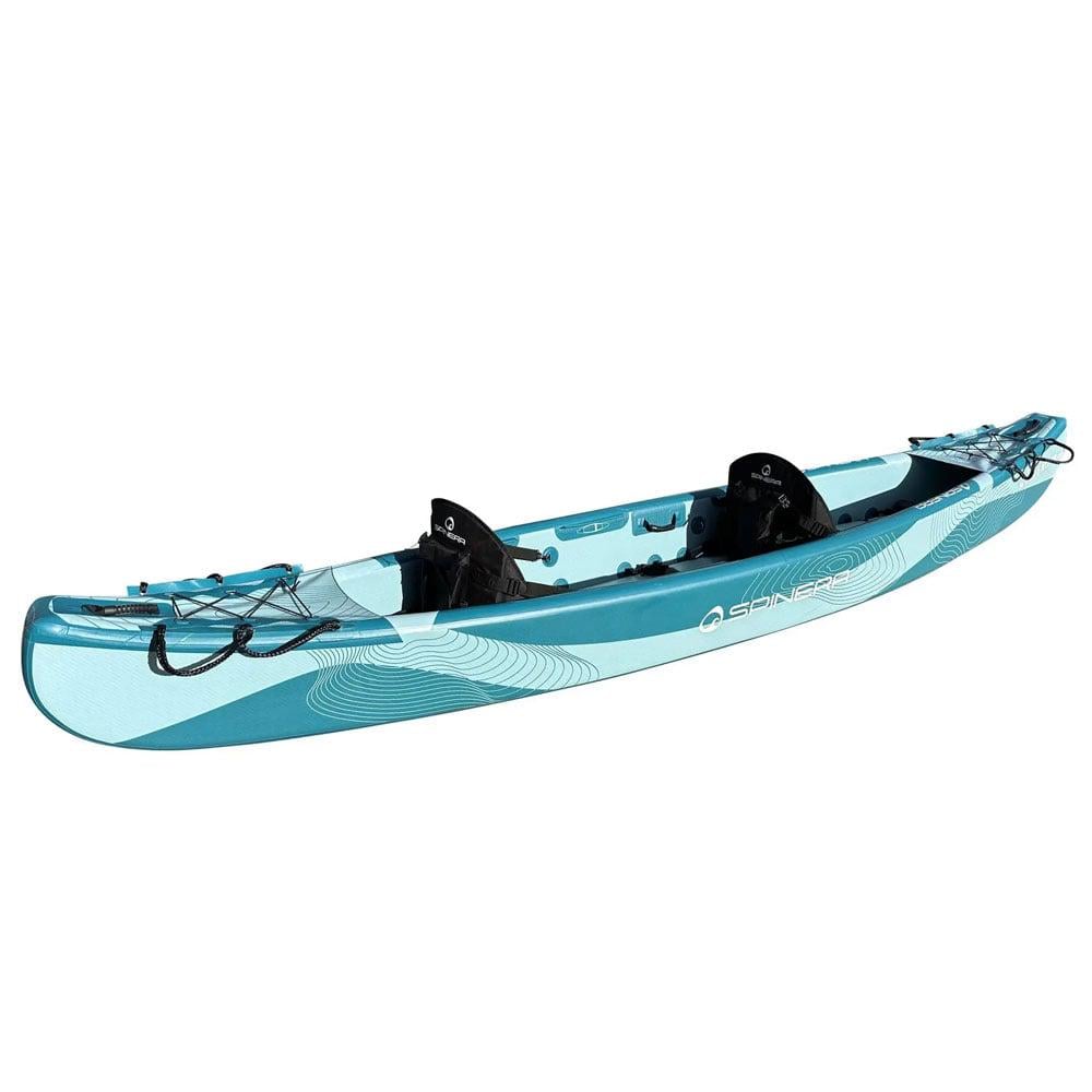 Байдарка Spinera Molveno 430 из ДРОПСТИЧ 2-местная Drop Stitch Teal/White/Grey (39)