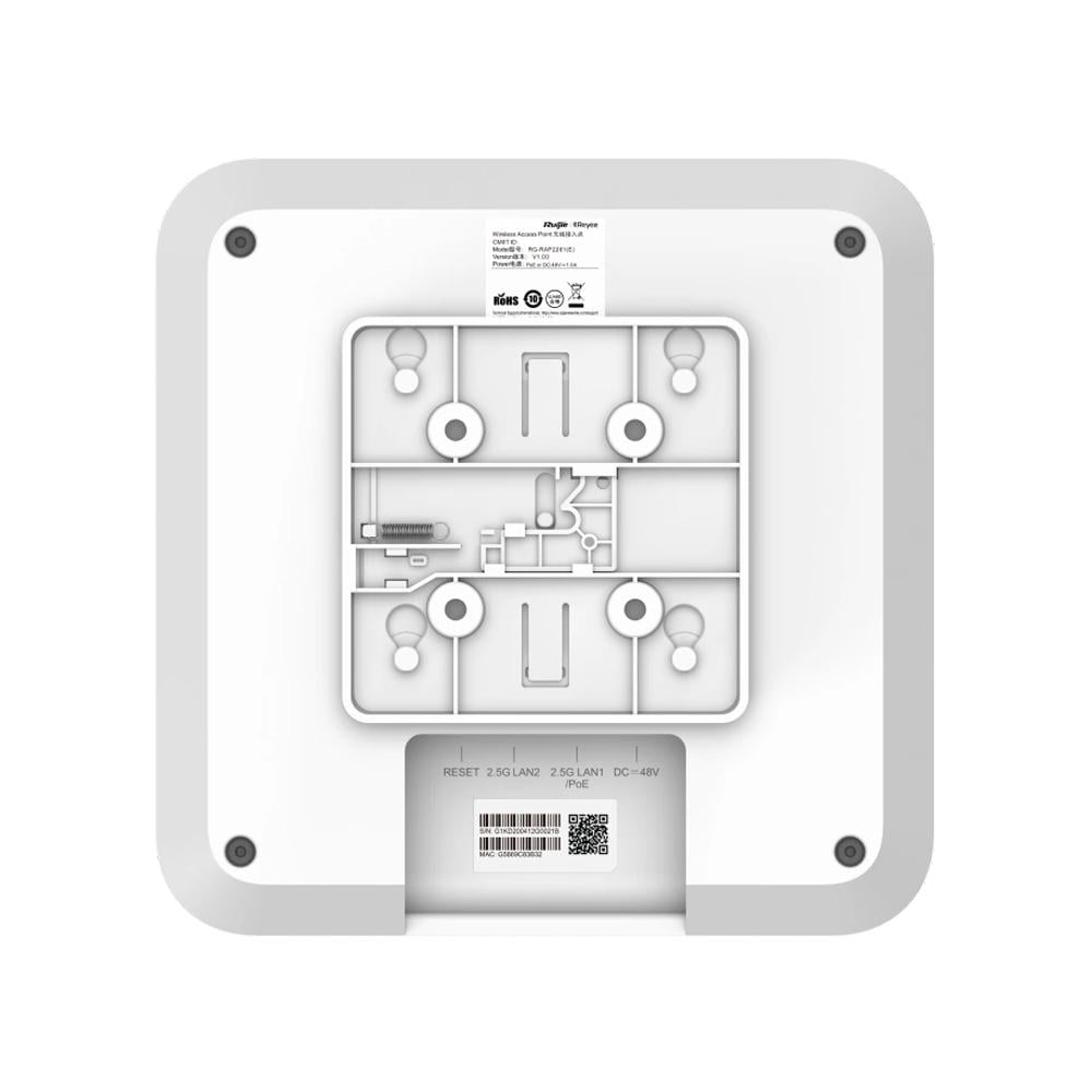 Точка доступа Ruijie Reyee RG-RAP2260(H) - фото 2 Точка доступа Ruijie Reyee RG-RAP2260(H) - фото 2