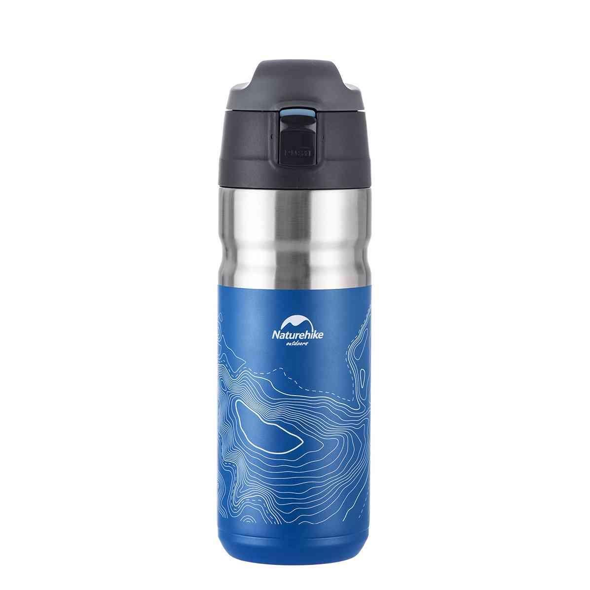 Термокружка Naturehike NH19SJ009 Vacuum Bottle 0,5 л Blue (6927595740217)