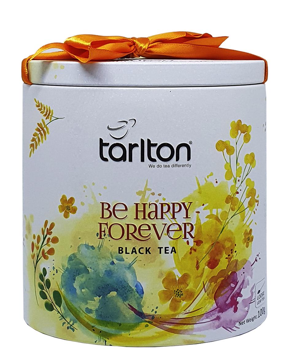 Чай черный Tarlton BE HAPPY FOREVER Счастье OPA в металлической банке 100 г (53579) - фото 1