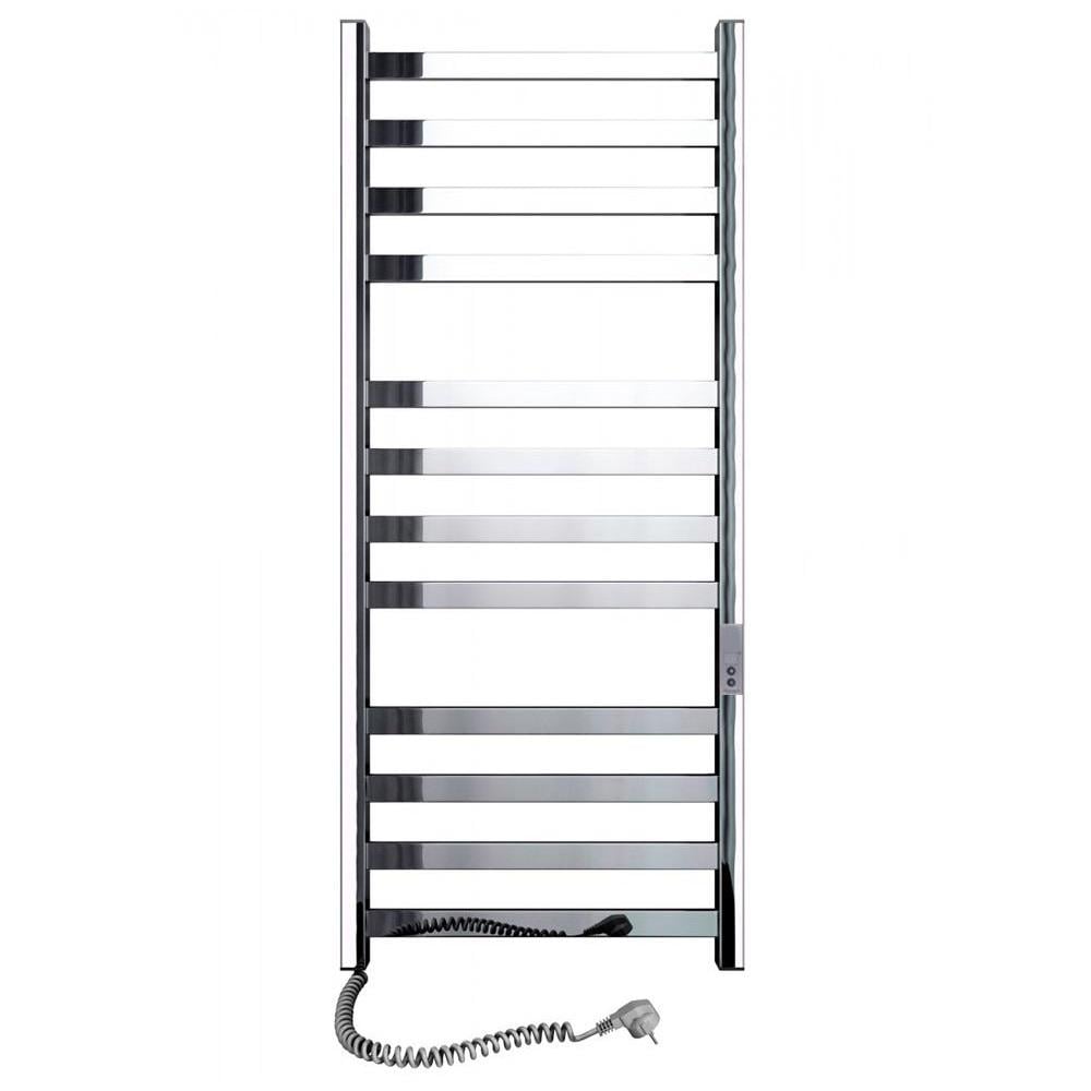 Полотенцесушитель электрический SANTAN лестница Авангард 480х1200 нержавеющая сталь левосторонний digital таймер (115918)