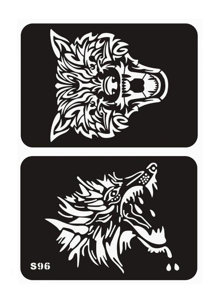 Набір трафаретів для тату S96 (2257568992)