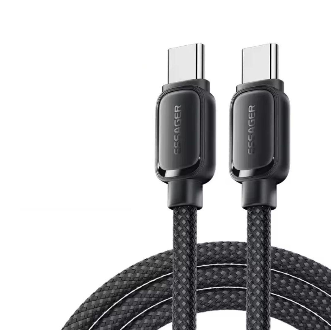 Кабель магнитный Essager Type-C PD 100W 1 м Black (25397330)