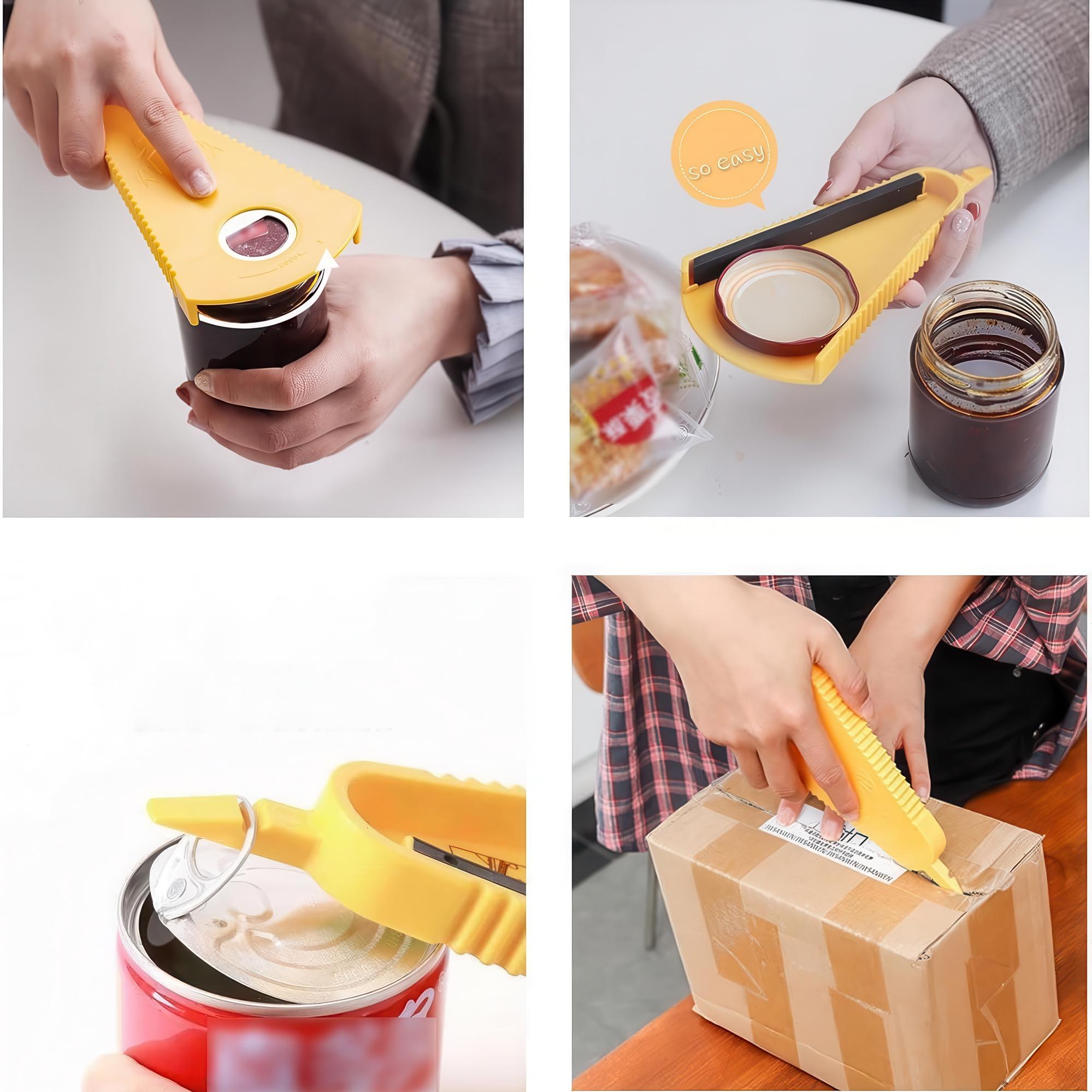 Открывалка многофункциональная для бутылок банок и крышек - фото 9