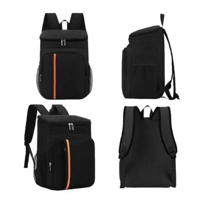 Рюкзак-холодильник туристичний 1 відділення з лямками на спину 40х30х19 см 18 л Чорний (117-1) - фото 6