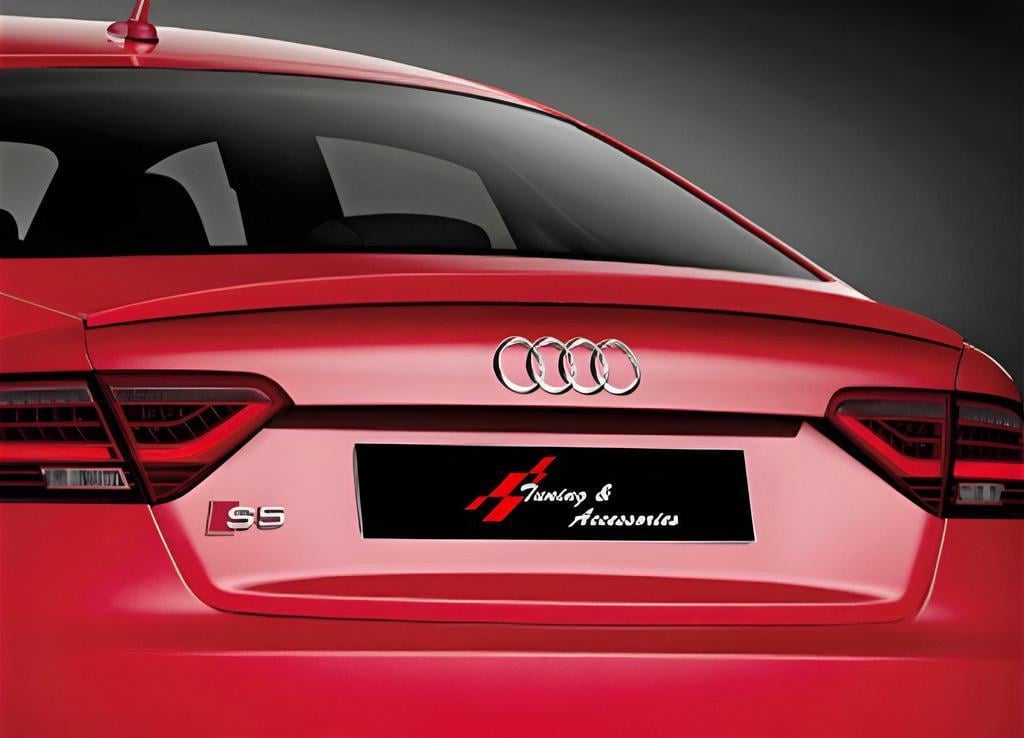 Спойлер DPT V-2 Coupe глянецевый для Audi A5 2007-2015 Черный (130811)