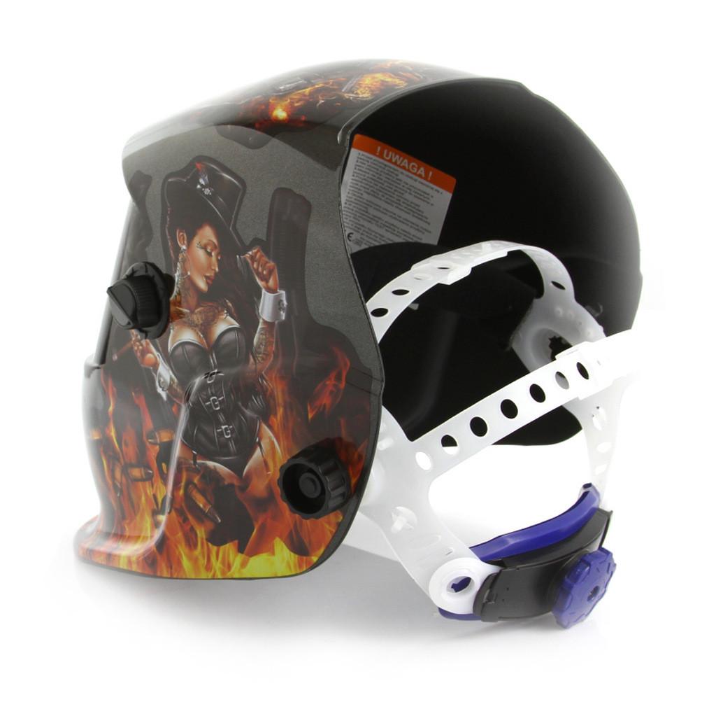 Сварочный шлем Mar-Pol M87017 9-13 DIN автозатемнение - фото 3