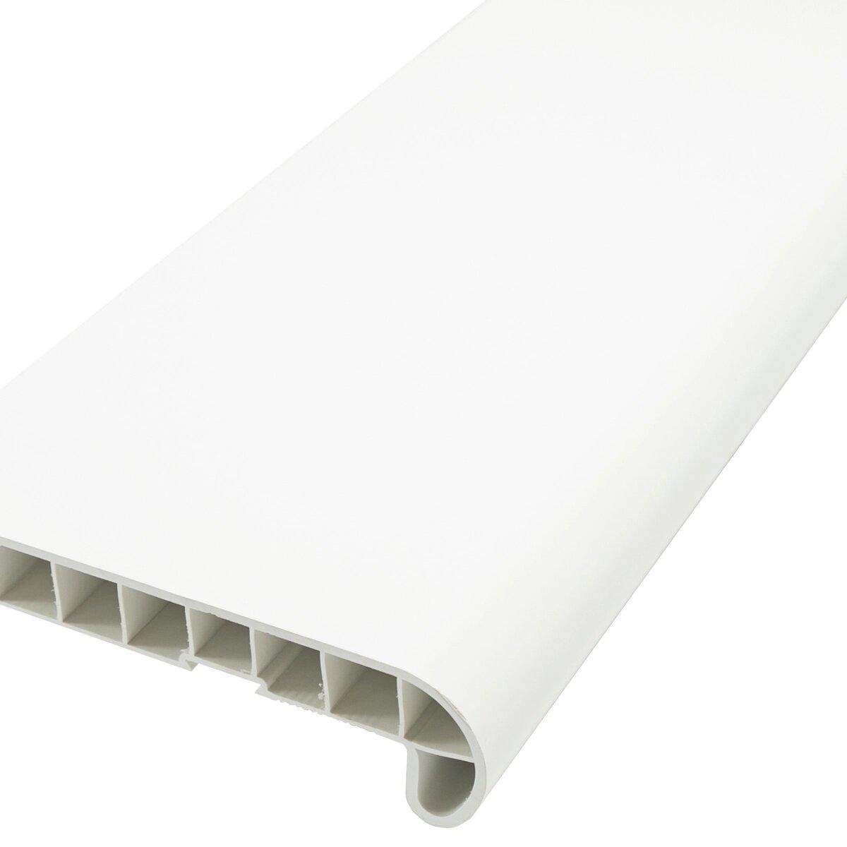 Підвіконня Lesgard Elesgo ПВХ 100 мм Білий матовий - фото 3 Підвіконня Lesgard Elesgo ПВХ 100 мм Білий матовий - фото 3