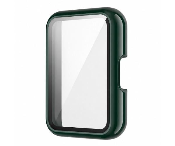 Чохол із захисним склом Protective Cover with Glass для Huawei Band 11 Pro Зелений