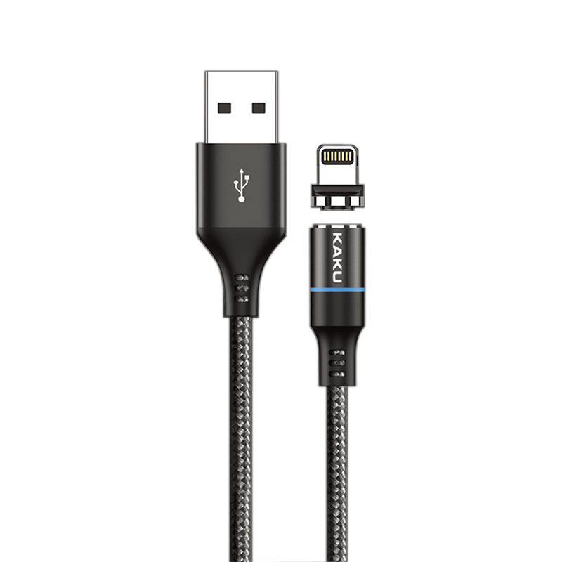 USB магнитный кабель Kaku KSC-194 USB-Lightning 1 м Black (1244092049)