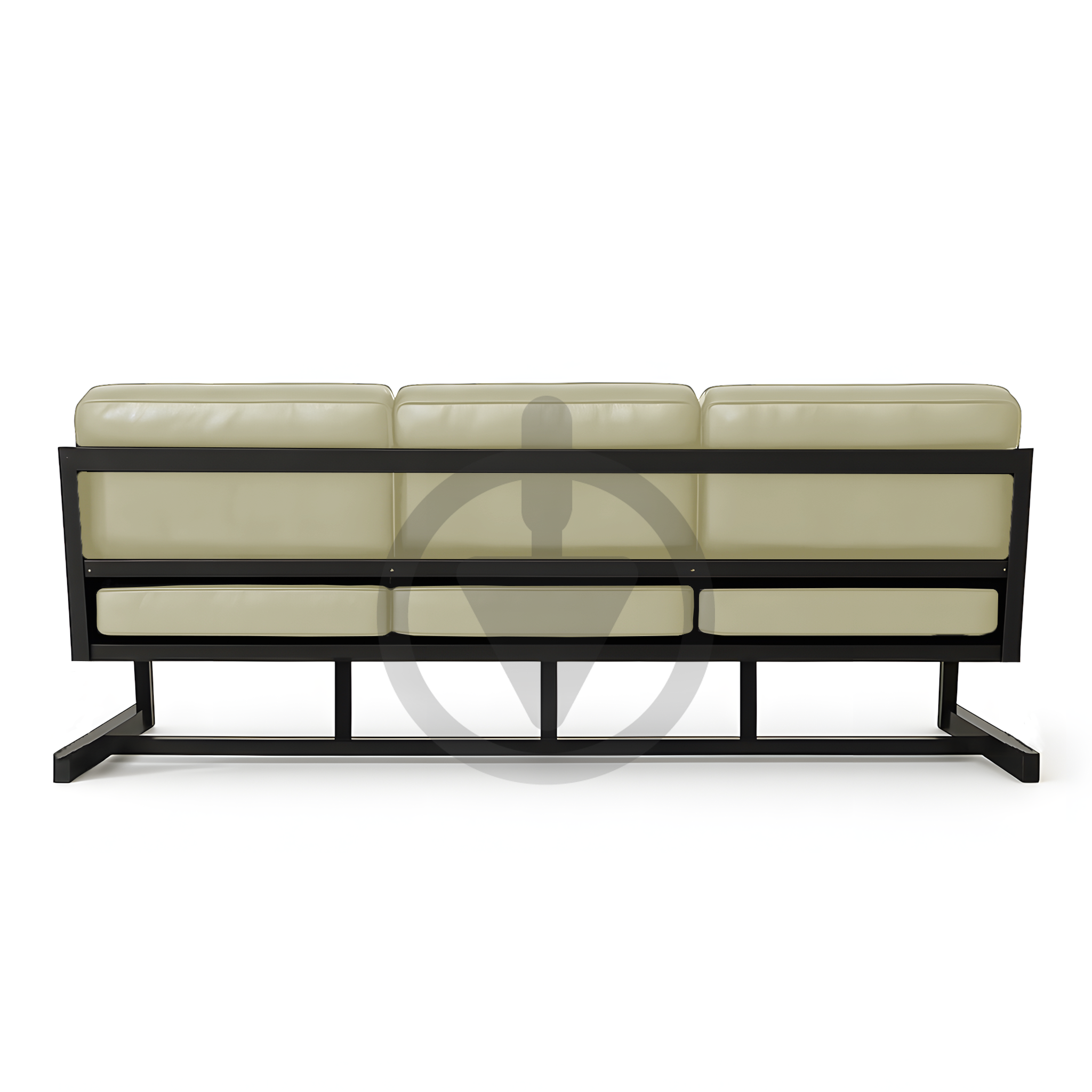 Диван металевий AVVS Атлас з підлокотниками лофт екошкіра 246 см Бежевий - фото 3 Диван металевий AVVS Атлас з підлокотниками лофт екошкіра 246 см Бежевий - фото 3