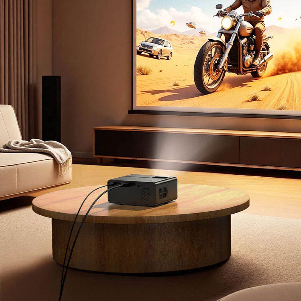 Проектор Hoco DT6 Wireless Projector 720P same screen version Black - фото 9