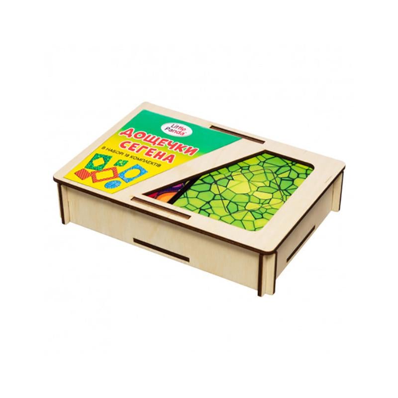 Игрушка детская деревянная Ubumblebees PSD084 Досточки Сегена с узорами