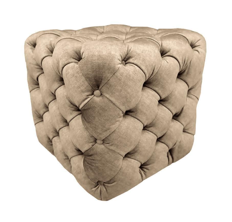 Пуф Mebelle Cubic велюр 45x45x45 см Золотий (0184) - фото 2 Пуф Mebelle Cubic велюр 45x45x45 см Золотий (0184) - фото 2