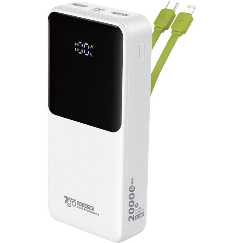 Повербанк 7GO GPW-07 20000 mAh PD22,5W White (102089)