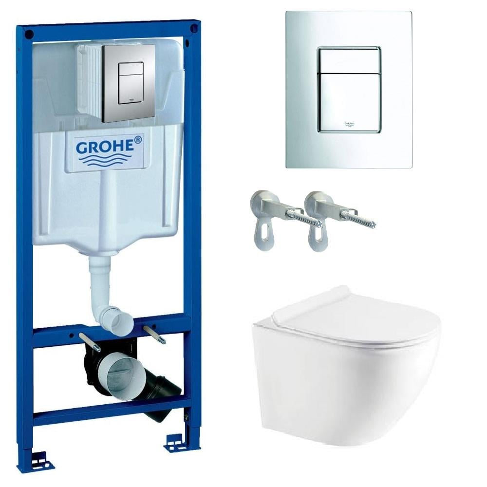 Комплект інсталяції Grohe Round Smart Slim Duroplast/Soft-close (RS38772001)