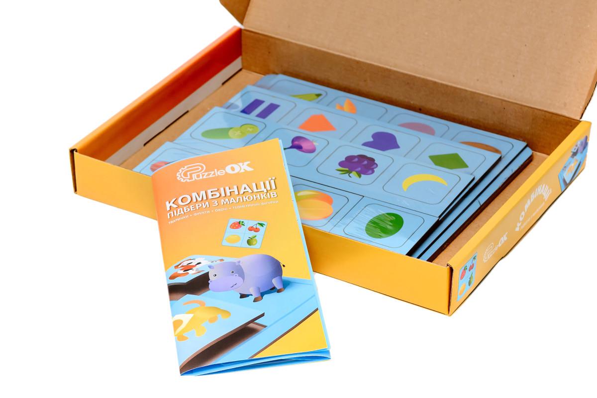 Сортер-пазл Дерев'яний Для Дітей PuzzleOK Комбінації - фото 2 Сортер-пазл Дерев'яний Для Дітей PuzzleOK Комбінації - фото 2