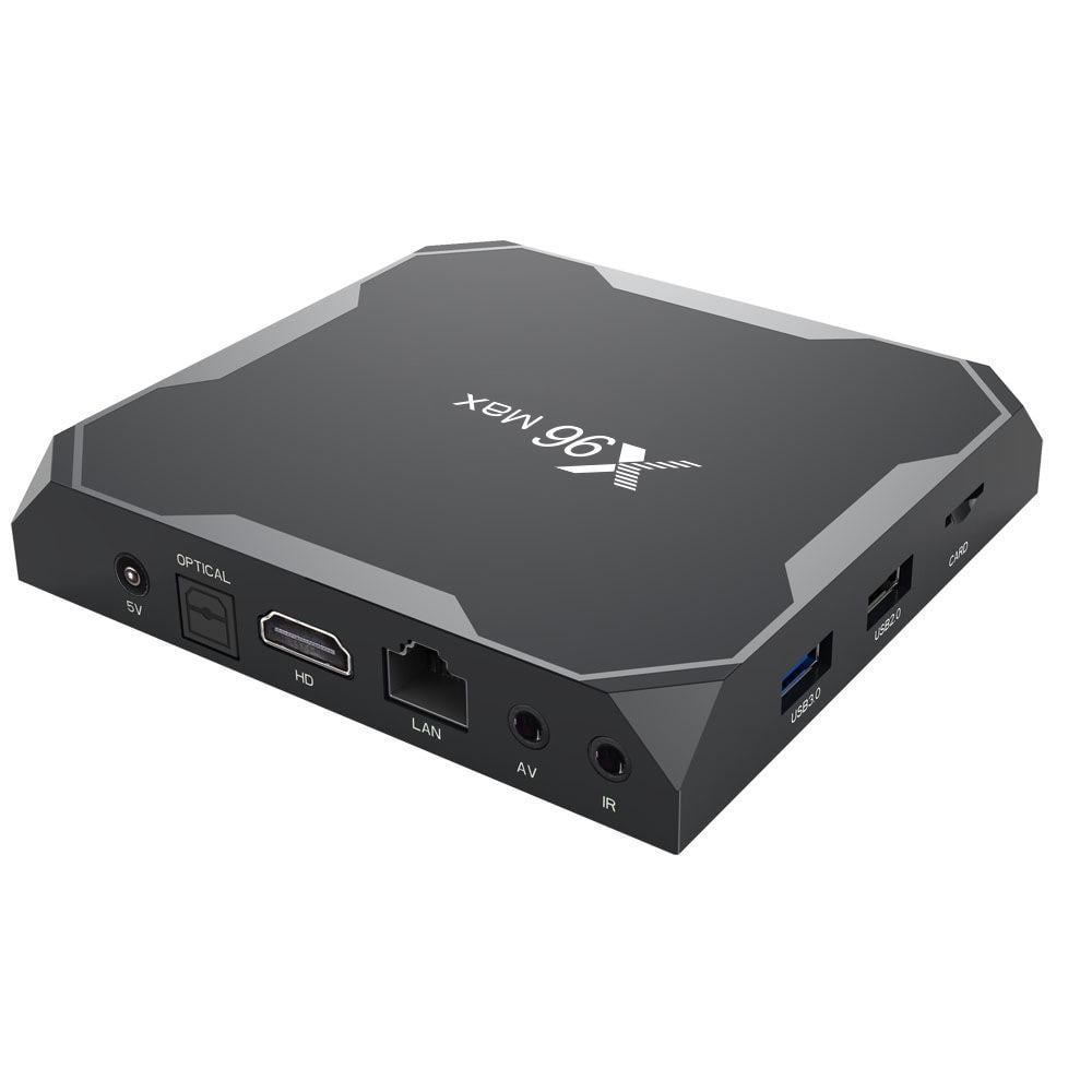Смарт-приставка X96Max 2/16 Android 9.0N Amlogic S905X2 4х ядерная медиаплеер с пультом G20S (8d02270f)
