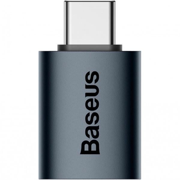 Адаптер перехідник BASEUS Ingenuity Mini OTG USB 3.1 to Type C Blue (ZJJQ000003) - фото 5