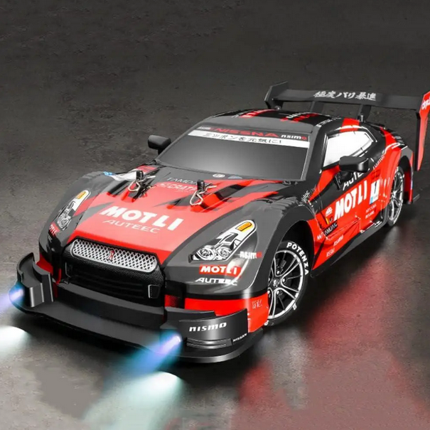 Машинка на радиоуправлении 8801 аккумулятор 7,4V пульт 2,4GHz 4WD подсветка/сменные колеса/отвертка (2451704532)