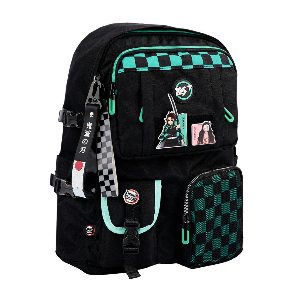 Рюкзак YES Demon Slayer Tanjiro 43x29x14 см 17 л Черный (559978)