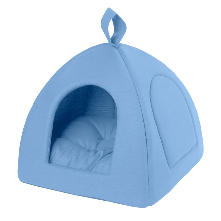 Домик пирамида для собак и котов Collar XS 38х38х38 см Голубой