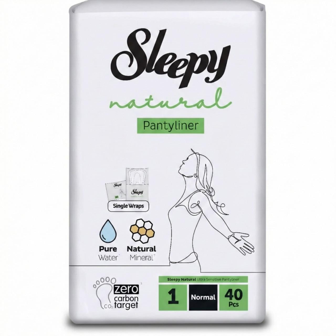 Прокладка ежедневная Sleepy Natural Normal 155 мм 3 капли 40 шт. (000006014) Прокладка ежедневная Sleepy Natural Normal 155 мм 3 капли 40 шт. (000006014)
