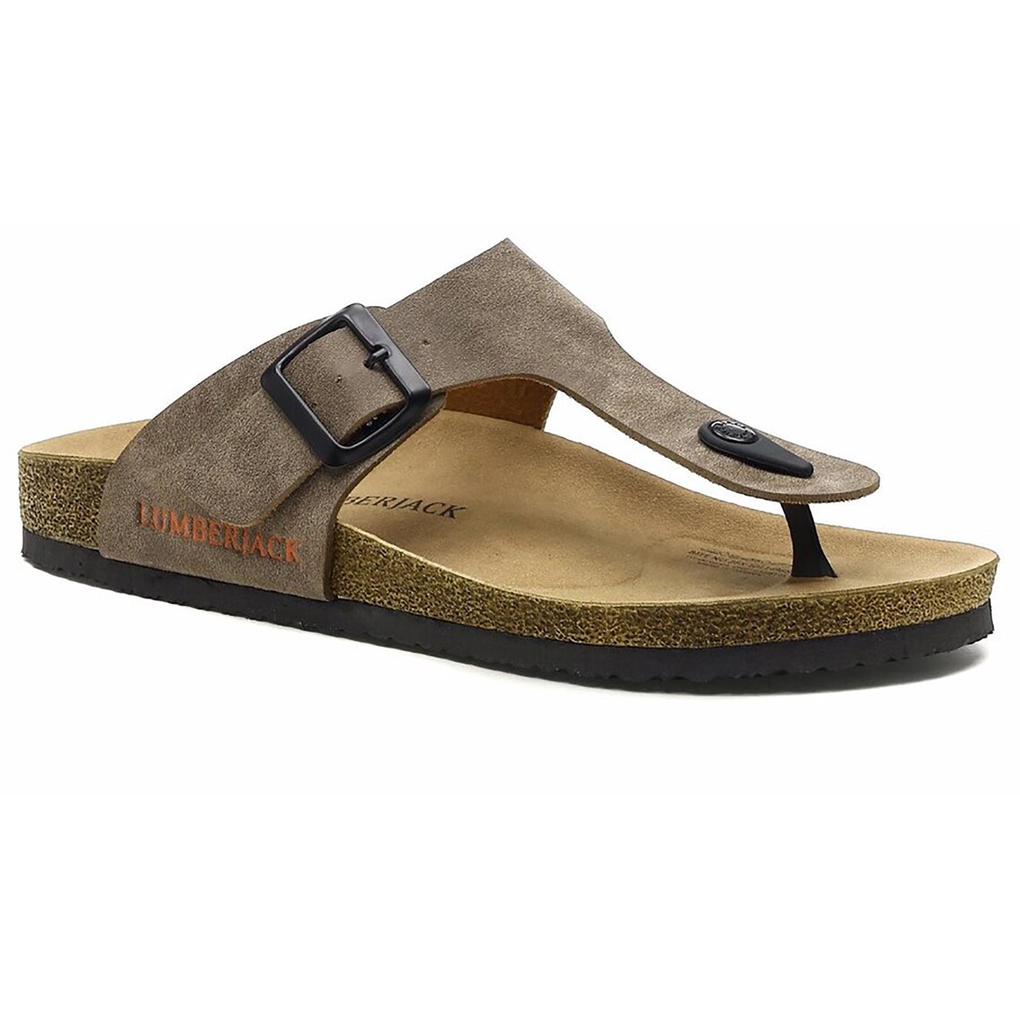 Шльопанці чоловічі літні Lumberjack р. 45 Коричневий (70000-45)