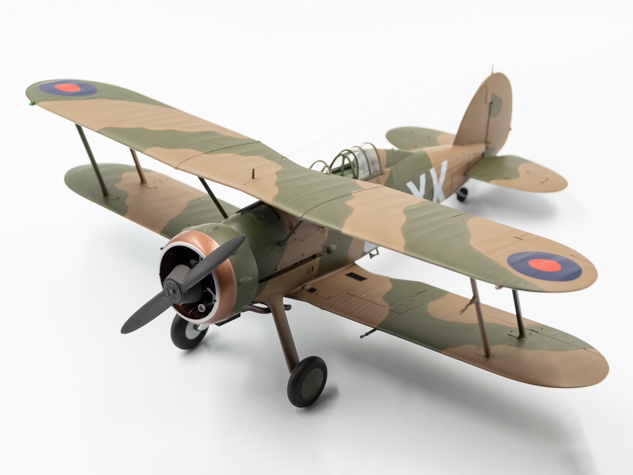 Збірна модель ICM Gloster Gladiator Mk.I британський винищувач 2СВ (32040) - фото 13