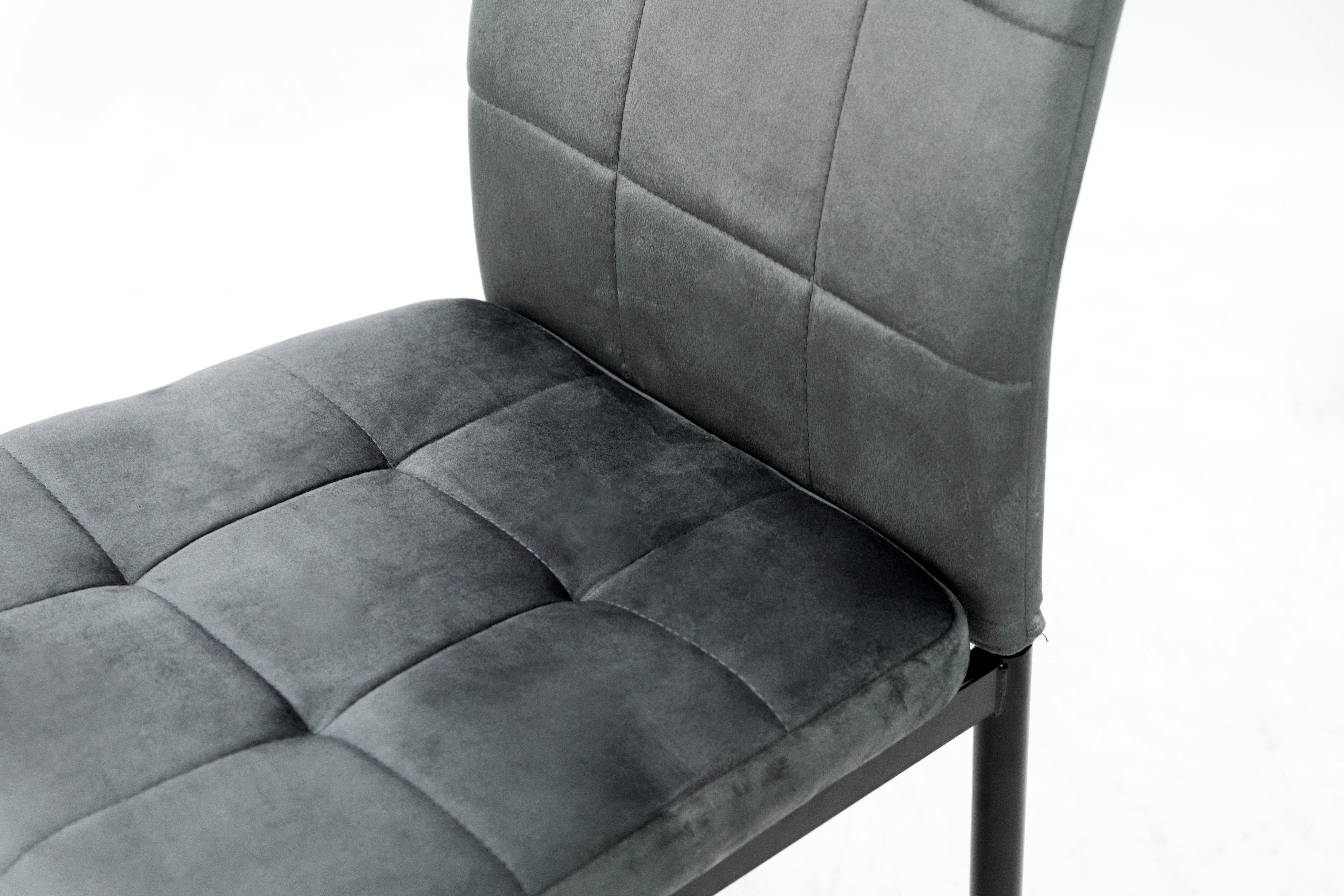 Стілець для кухні та вітальні ГРЕЙС Айс 410х980х510 мм Чорний/Сірий (GAА0056133) - фото 9