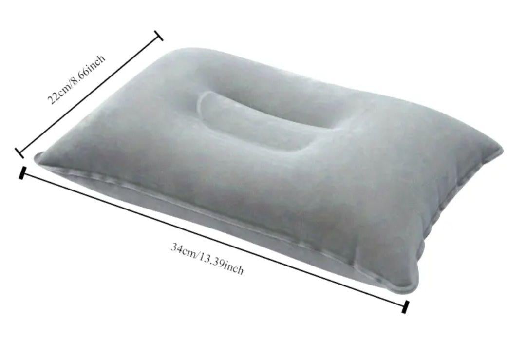 Подушка надувна туристична Сірий (Т-027/1) - фото 2